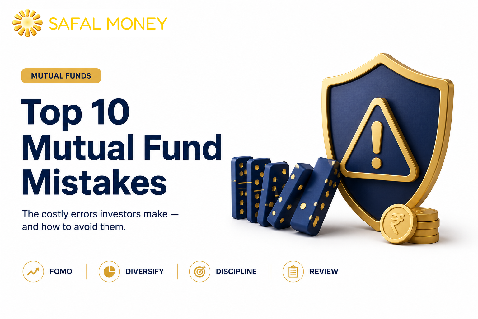 Top 10 Mutual Fund Mistakes Indian Investors Make - And How to Fix Each