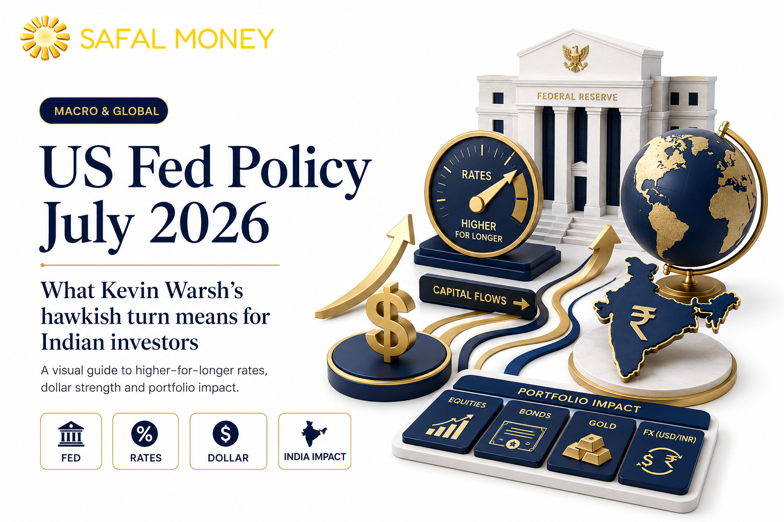 US Fed Policy 2026: What Interest Rate Decisions in the US Mean for Indian Investors